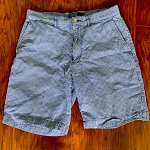 Mens gingham shorts 32W